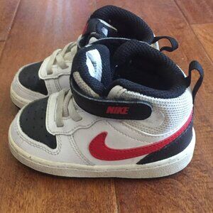 Nike Court Borough Mid 2 White University Red